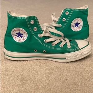 CONVERSE | Green High Top Chucks